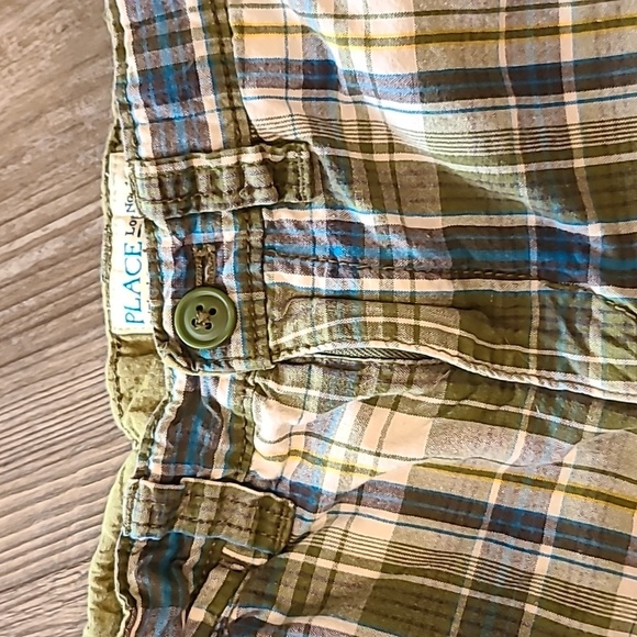 Children's Place/Carter Gorilla Polo/Stay Cool Shirt with Plaid Shorts Size 7 - Picture 7 of 13